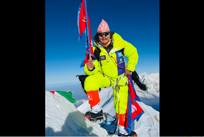 Makalu Lakpa summits Annapurna, eyes Everest and Makalu in single spring push